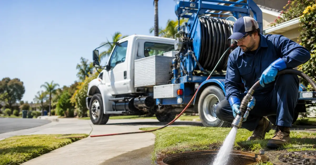 Hydro jet sewer cleaning Menifee