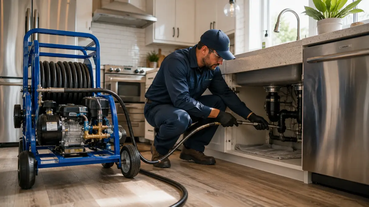 Kitchen Drain Hydro Jetting in Menifee